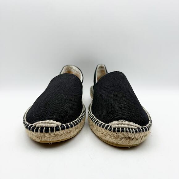VISCATA Mens Sitges Espadrille Flats EU 42 US 9 Black Slip On NIB - Picture 6 of 12